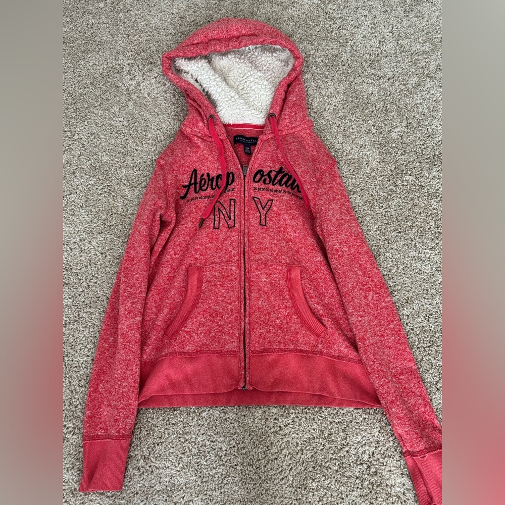 Y2K Aeropostale fur jacket